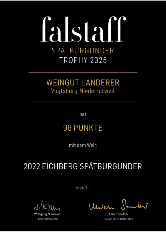 Falstaff Spätburgunder Trophy 2025